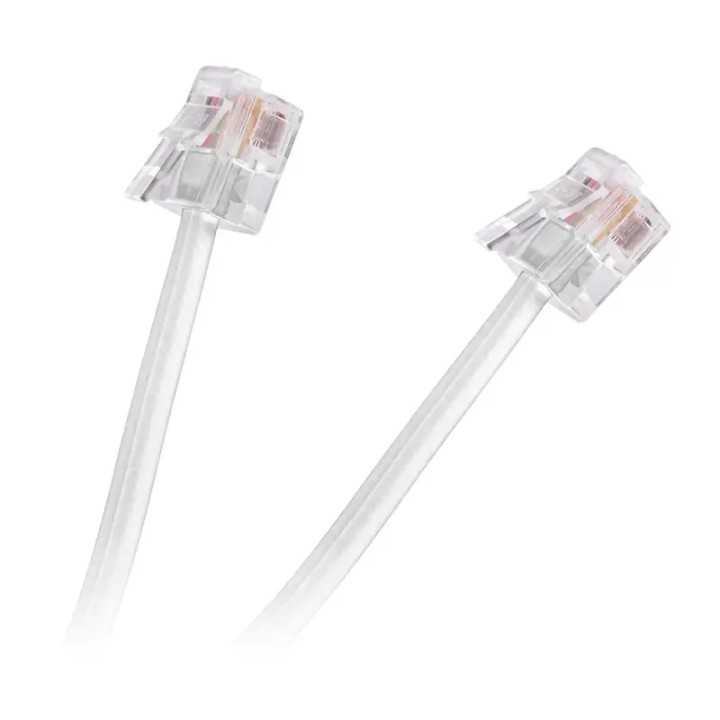 Cablu telefon extensie 3m RJ11 alb