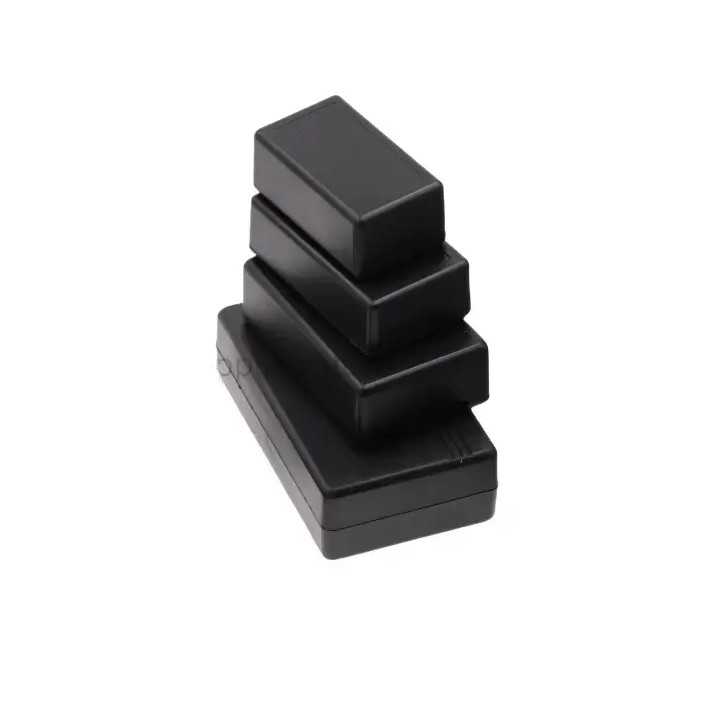 Cutie cu auto-inchidere 70x45x30 mm negru pentru montaje electronice
