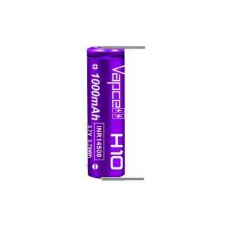 Acumulator VAPCELL 14500 cu lamele in U li-ion 3.7V 1000mAh 10A INR14500 H10+U