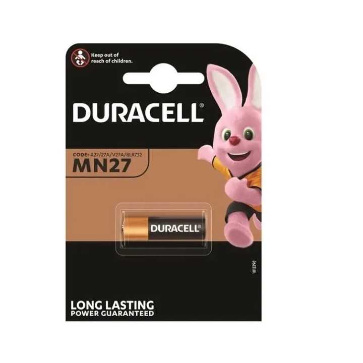 Baterie alcalina 12V Duracell MN27 27A 1buc/blister
