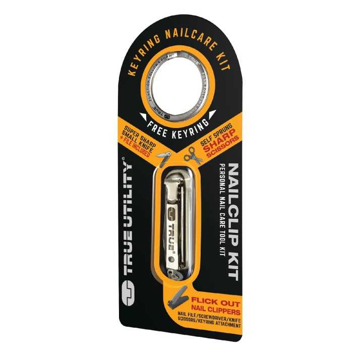 TRUE UTILITY NAILCLIP KIT de ingrijire a unghiilor 5in1 TU215K