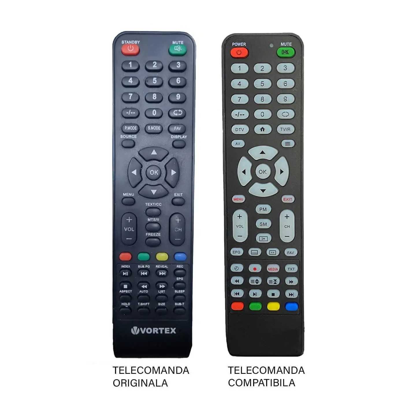 Telecomanda inlocuitoare compatibila televizor LED Vortex V32MZ1 ER 587 ...