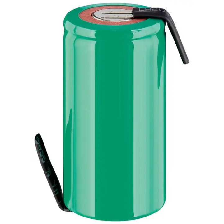 Acumulator R14 Sub-C 2000mAh 1.2V 43x23mm cu Capete de lipire in Z 72804 Goobay