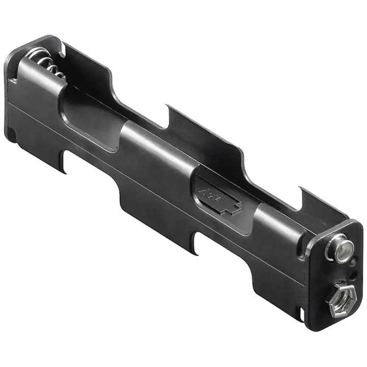 Suport baterii 4x AA R6 cu mufa Tip 9V 11464 Goobay