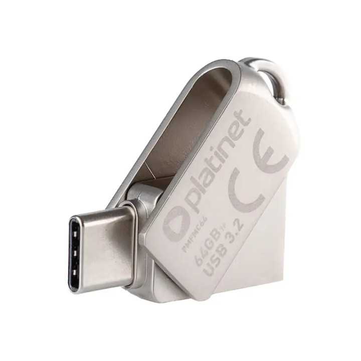 Flash drive Platinet PMFMC64 USB-C 3.2 64GB