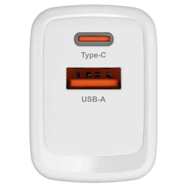 Incarcator retea GaN Kruger&Matz KM0857 65W cu USB-C Power Delivery si USB-A Quick Charge