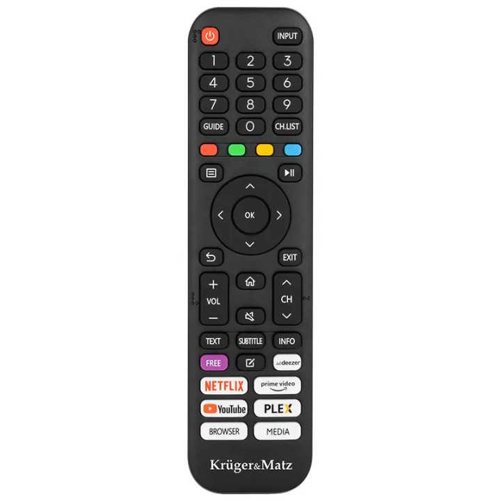 Telecomanda TV SISTEM VIDAA Kruger&Matz KM0240FHD-V KM0243FHD-V KM0255UHD-V KM0265UHD-V PIL0369
