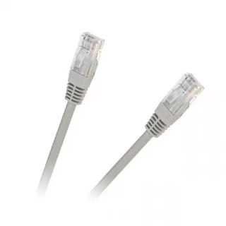 Cablu patchcord retea UTP 0.5m CAT5e 2x RJ45 CCA gri