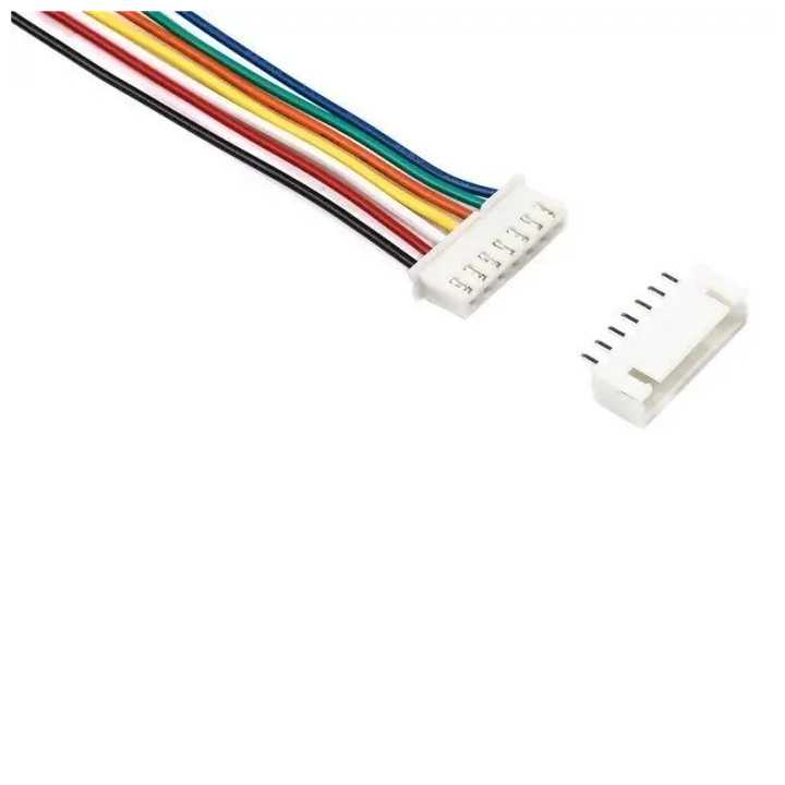 Cablu cu conectori 7pini JST pas 2.54mm mama + tata PCB