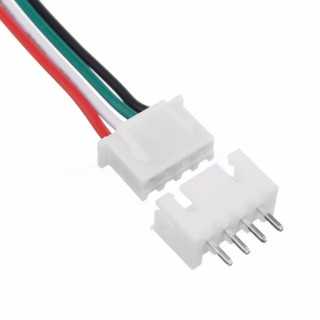 Cablu cu conectori 4pini JST pas 2.54mm mama + tata PCB