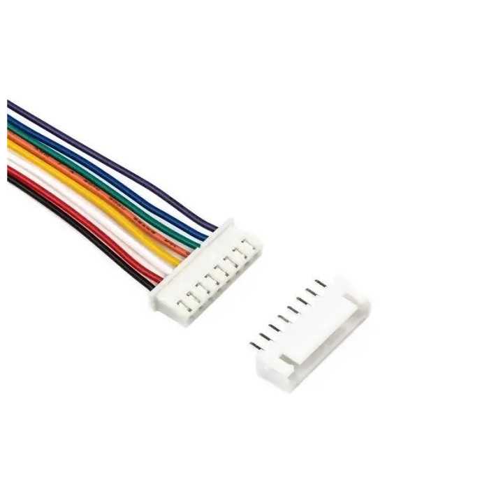 Cablu cu conectori 8pini JST pas 2.54mm mama + tata PCB