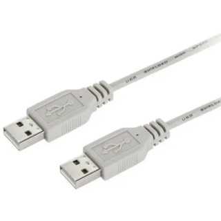 Cablu USB2.0-A tata - USB2.0-A tata 50cm gri