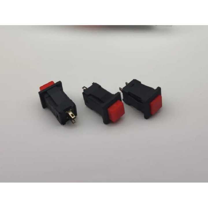 Push Buton cu retinere "NO" plastic 14x14x20mm 1A/250V