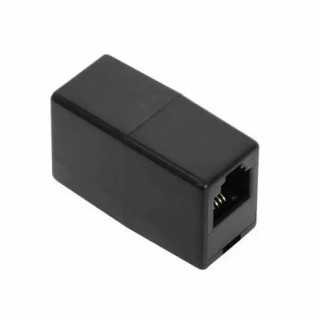 Cupla prelungire telefonica modulara RJ11 6P4C negru Well
