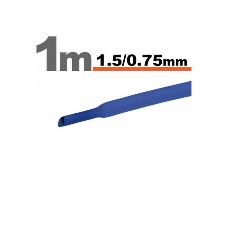 Tub termocontractant albastru 1.5 /0.75 mm 1m lungime