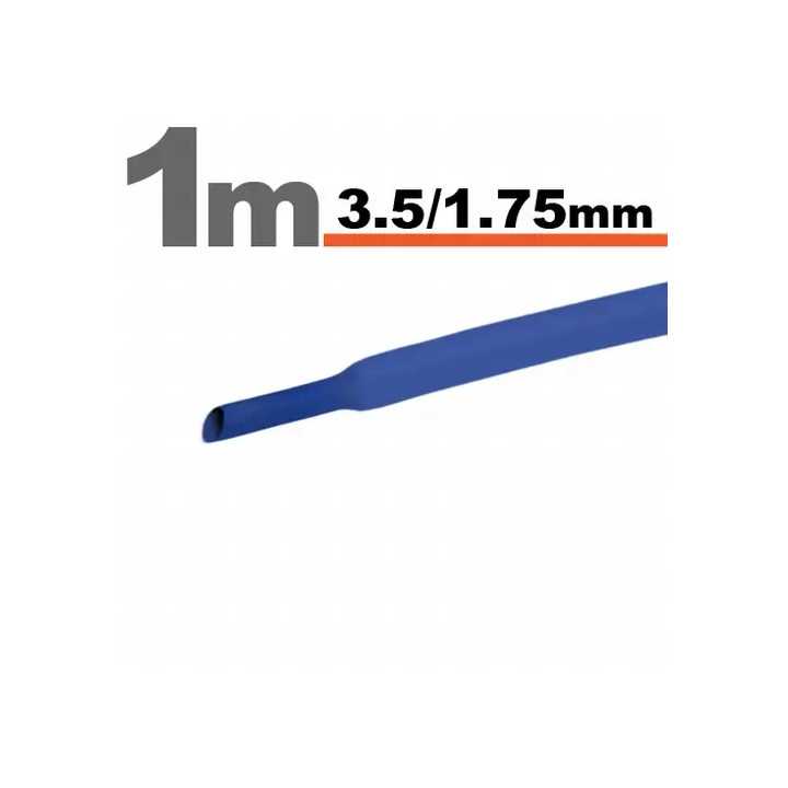 Tub termocontractant albastru 3.5 /1.75 mm 1m lungime