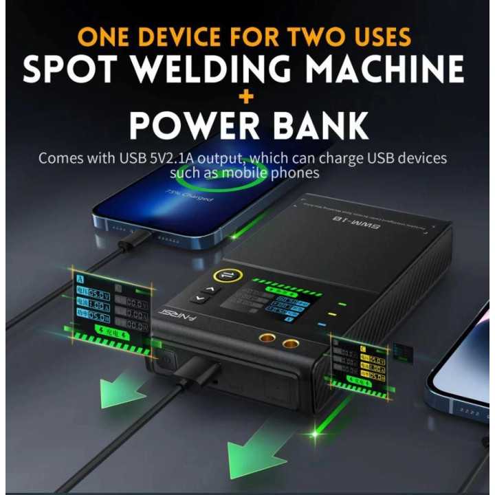 Aparat de sudura in puncte 0.1-0.25mm portabil cu acumulator afisaj digital FRNISI SWM-10