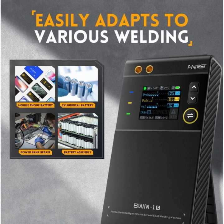 Aparat de sudura in puncte 0.1-0.25mm portabil cu acumulator afisaj digital FRNISI SWM-10
