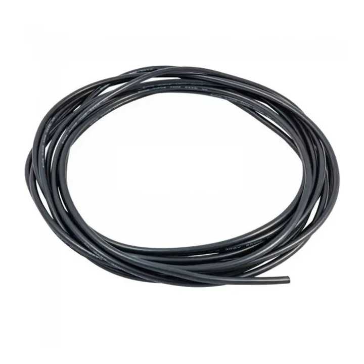 Cablu siliconic multifilar 22AWG 0.5mm2 negru 1m