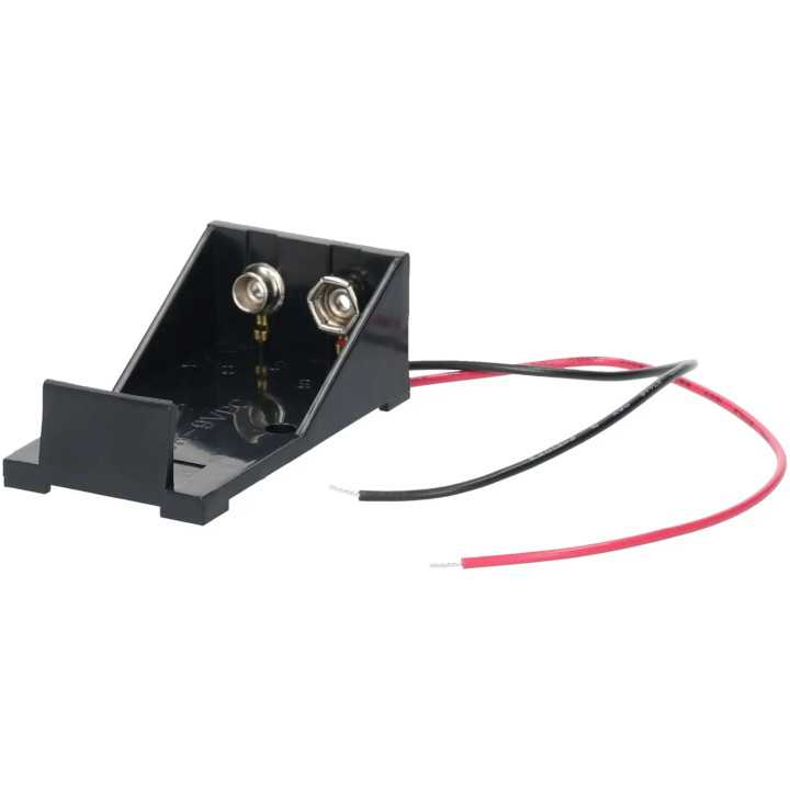 BH-9V A Suport baterie 9V 6F22 6LR61 x1buc cu terminal cablu 150mm COMF