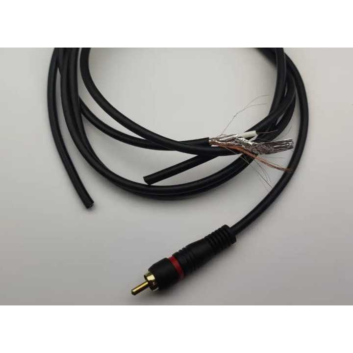 Cablu adaptor RCA la 2x RCA mama OFC dublu ecranat Goobay