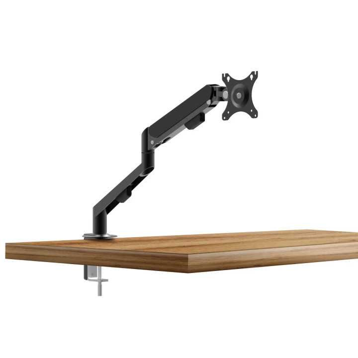 Suport pentru monitor si TV cu parghie telescopica poate fi atasat de blat Delight 39683