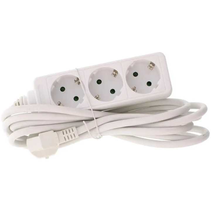 Prelungitor 3 prize 10m 16A 3500W cablu 3xG1.5mmp Well EXTS-3S10M-WL