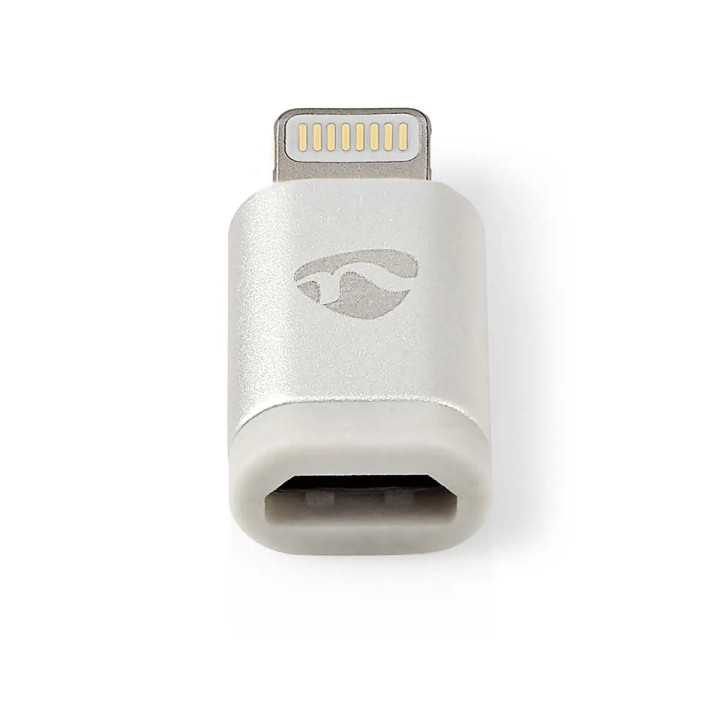 Adaptor Lightning 8-pini tata - Micro USB mama Nedis CCTB39901AL