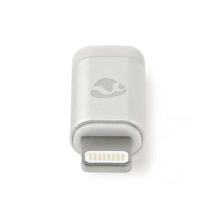 Adaptor Lightning 8-pini tata - Micro USB mama Nedis CCTB39901AL