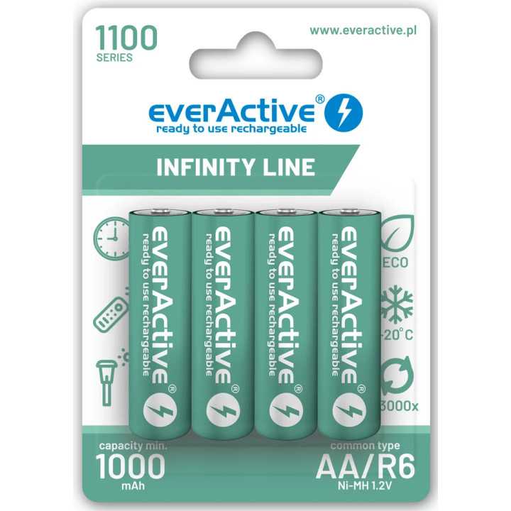 Acumulatori Ni-MH AA R6 1100mAh 4buc everActive 4x EVBHRL6-1100