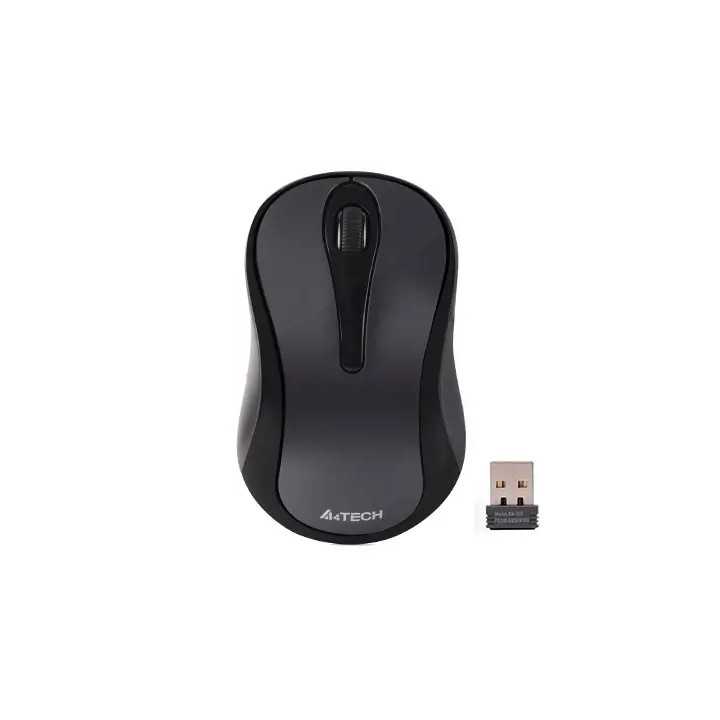 Mouse A4tech G3-280N (Glossy Grey) PC /Notebook wireless 2.4GHz optic 1000dpi butoane /scroll 3/1 gri