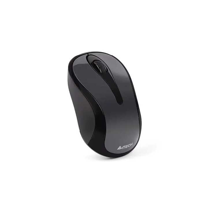 Mouse A4tech G3-280N (Glossy Grey) PC /Notebook wireless 2.4GHz optic 1000dpi butoane /scroll 3/1 gri