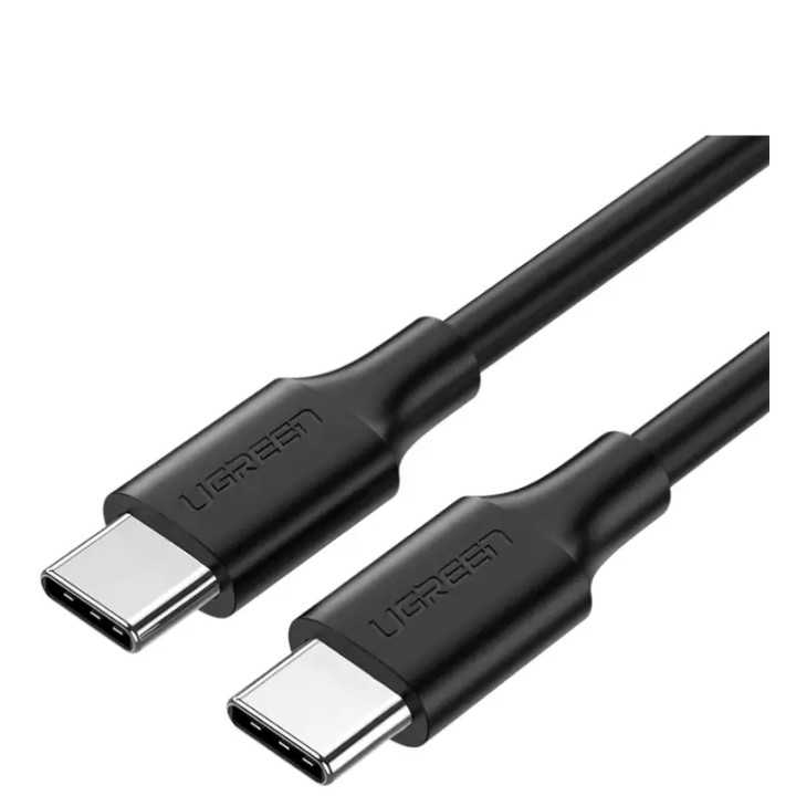 Cablu alimentare si date Premium Ugreen US286 50996 USB-C - USB-C 0.5m 60W /3A negru