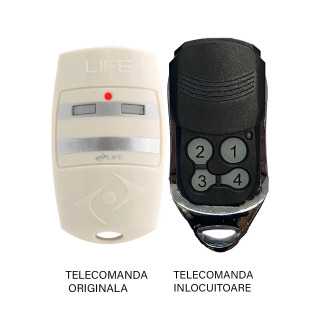 Telecomanda inlocuitoare poarta garaj Life cu 4 canale BRAVO /BRAVO4 433.92MHz Codificare LIFE Auto Code (832)