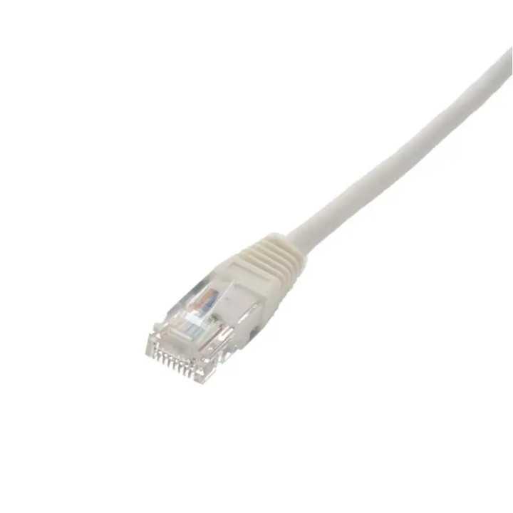 Cablu de retea UTP Well cat5e patch cord RJ45 0.5m alb UTP-0008-0.5WE-WL