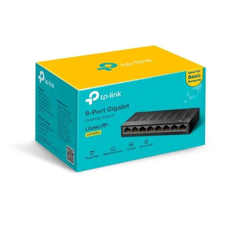 Switch TP-Link LS1008G 8 porturi 10 /100 /1000 Gigabit