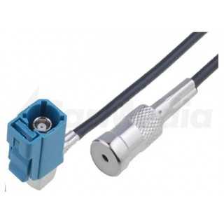 Cablu adaptor antena Fakra mama-mama ISO 90grade VW 0.25m 4CarMedia AD.ANT.N01