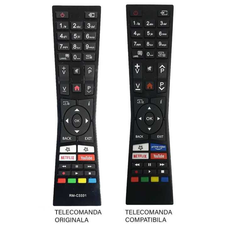 Telecomanda inlocuitoare compatibila TV JVC RM-C3331 ER 1695-N MFY 1685 (358)