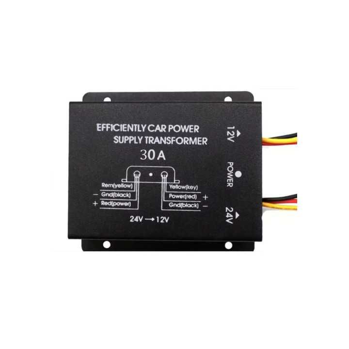 Convertor auto IN 24V intrare la OUT 12V /30A iesire (559)