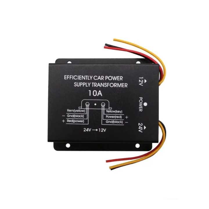 Convertor auto IN 24V intrare la OUT 12V /10A iesire (557)