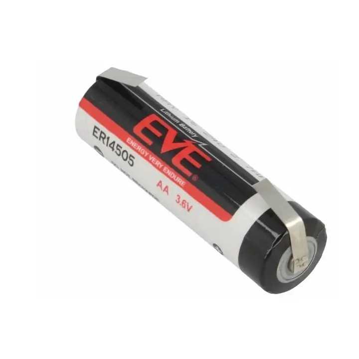 Baterie 14500 AA Lthium 3.6V 50.5x14.7mm + lamele sudate EVE ER14505