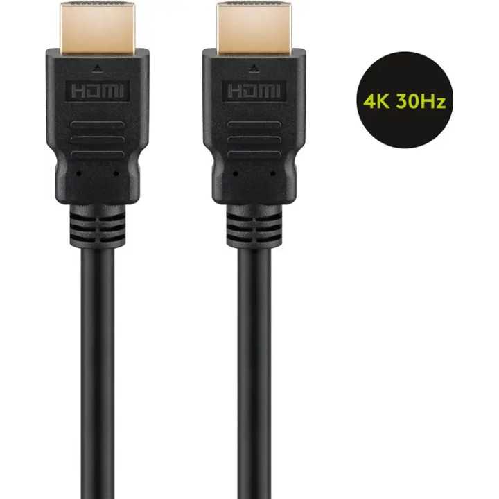 Cablu v1.4 HDMI tata - HDMI tata 3m ethernet ARC 4K 30Hz Goobay