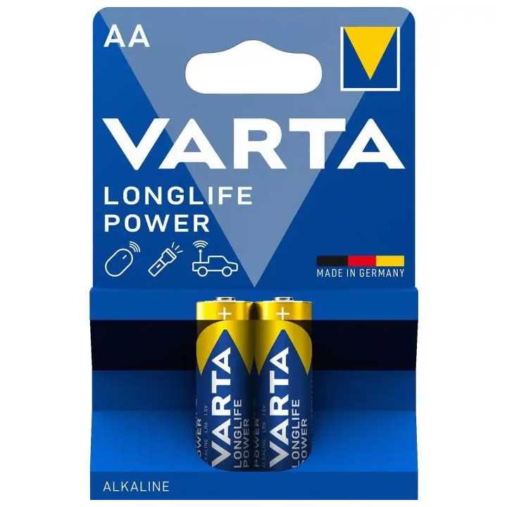 Set baterii alcaline Varta LongLifePower AA LR6 2buc 4906/2B-VARTA