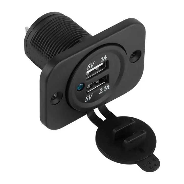 Mufa montaj bricheta auto incarcare 2x USB 3.1A PY-CHR0001 Peiying