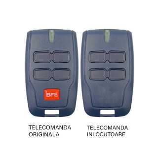 Telecomanda inlocuitoare poarta garaj 4 butoane cod saritor frecventa 433.92 Mhz - BFT Mitto 4 (803)