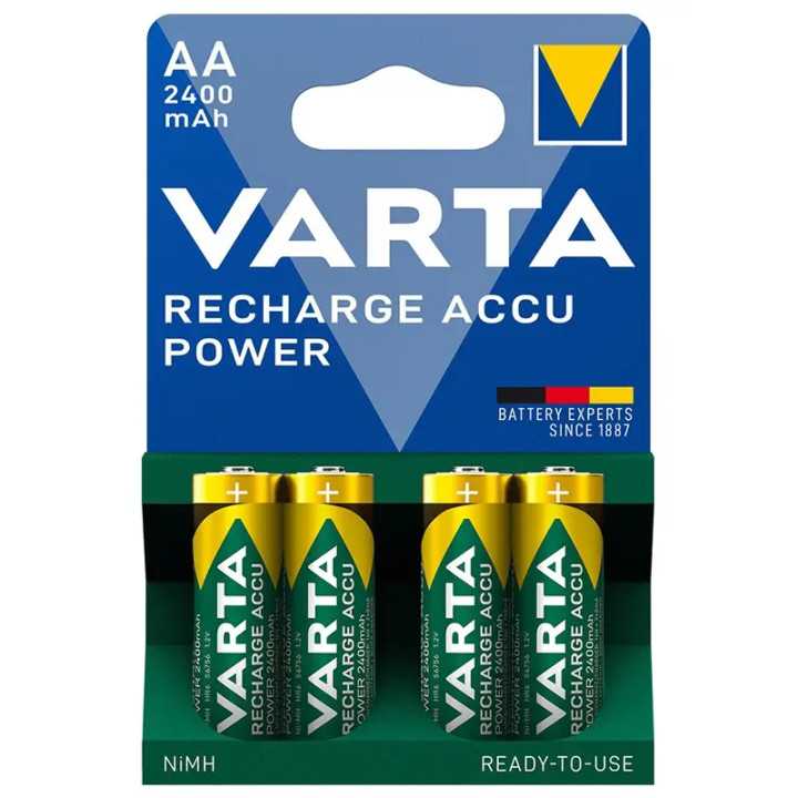 Set acumulatori AA Varta 2400mAh 4buc