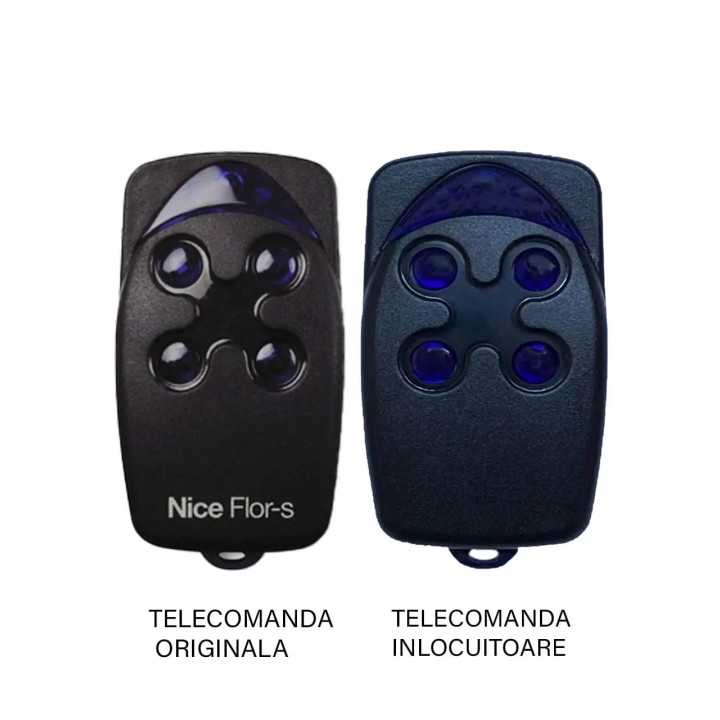 Telecomanda inlocuitoare poarta garaj radio cu 4.5 milioane de combinatii Nice Flo 4 R-S Sistem cu cod dinamic de 433.92MHz cu a