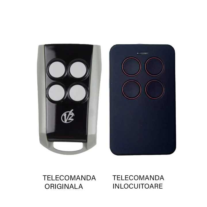 Telecomanda inlocuitoare poarta garaj de 2 si 4 canale cod saritor 433.92MHz V2 Phoenix compatibila cu originalul (853)