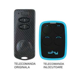 Telecomanda inlocuitoare poarta garaj de 2 si 4 canale cod saritor 433.92MHz TAU 250-K-SLIM-RP compatibila cu originalul (851)