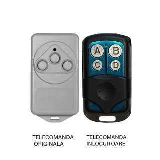 Telecomanda inlocuitoare poarta garaj de 2 si 4 canale cod fix 433.92MHz Proteco TX433 compatibila cu originalul (844)